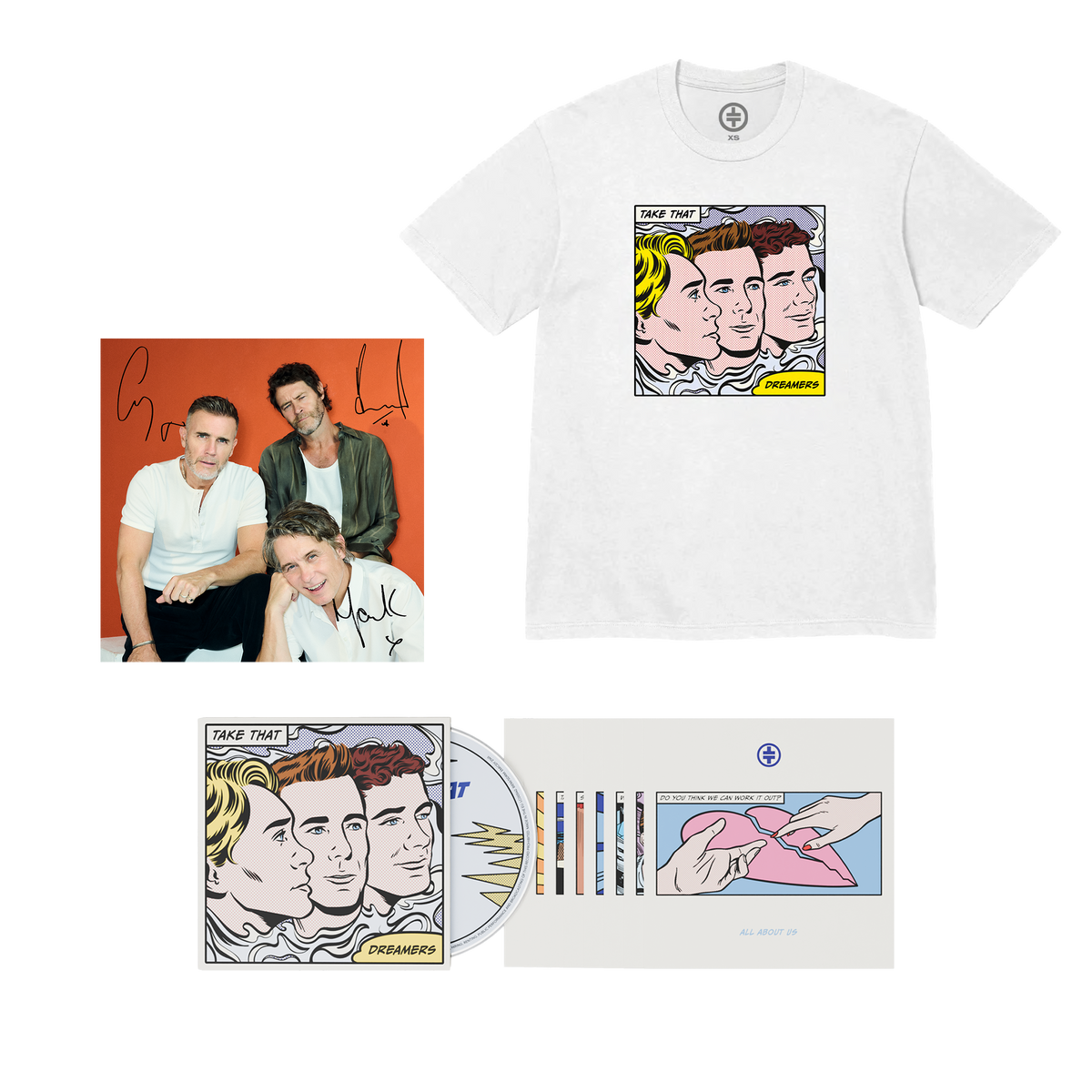 T-Shirt + Deluxe CD + NFC Lanyard + 12" Signed Art Card