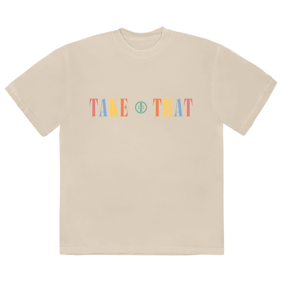 Take That - Natural Take That Logo T-Shirt